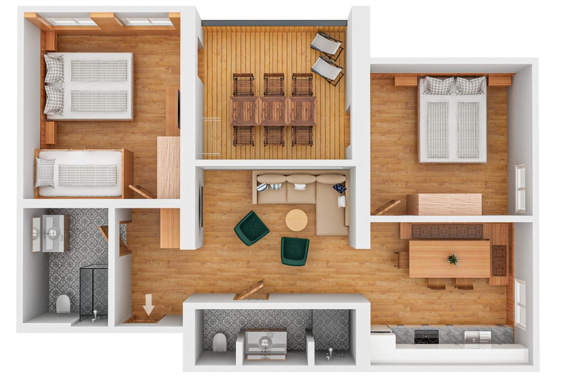 Berghaus Schroecken - Hotel Apartments Spa Екстериор снимка